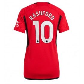 Manchester United Marcus Rashford #10 Hemmakläder Dam 2023-24 Kortärmad